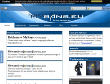 Tablet Screenshot of mybans.eu